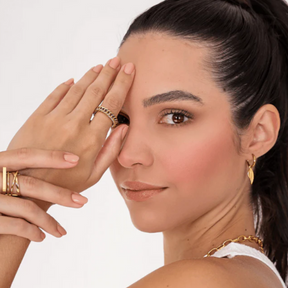 Pendientes de Alas de Ángel Chapados en Oro de 18K